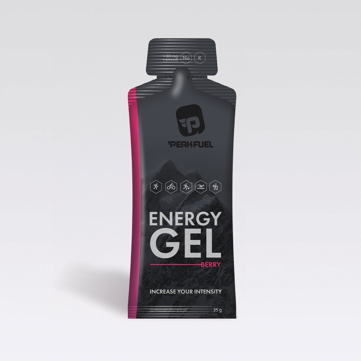 PEAKFUEL Berry 35g Energy Gel + 30mg caffeine