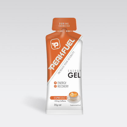 PEAKFUEL Espresso Energy Gels + 30mg caffeine 35g